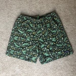 Patagonia Alligator Print Shorts